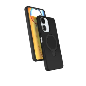 Mey İthalat®   Redmi 13C Regal Magsafe Standlı Kapak - Siyah