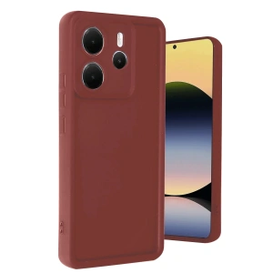 Mey İthalat®   Redmi Note 14 4G Kılıf Viera Silikon - Bordo