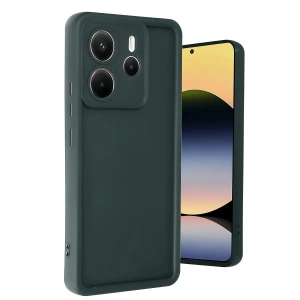 Mey İthalat®   Redmi Note 14 4G Kılıf Viera Silikon - Koyu Yeşil