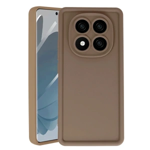Mey İthalat®   Redmi Note 14 Pro 4G Kılıf Viera Silikon - Kahverengi
