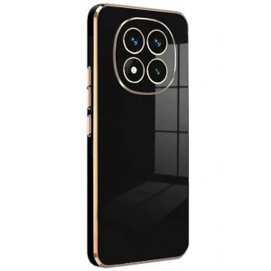 Mey İthalat®   Redmi Note 14 Pro 4G Kılıf Volet Silikon - Siyah