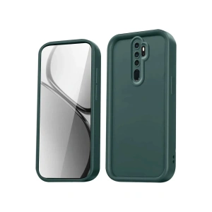 Mey İthalat®   Redmi Note 8 Pro Kılıf Viera Silikon - Koyu Yeşil