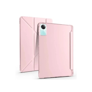 Mey İthalat®   Redmi Pad SE 4G Kılıf Kalemlikli Mars Tablet Kılıfı - Rose Gold