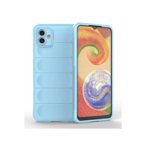 Mey İthalat®  Samsung Galaxy A04 Kılıf Optimum Silikon - Sky Blue