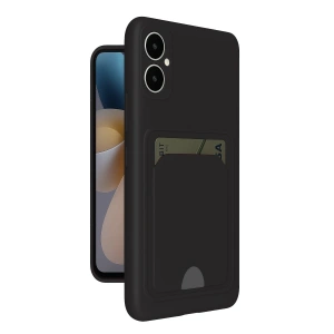 Mey İthalat®  Samsung Galaxy A05 Kelvin Kartvizitli Silikon - Siyah