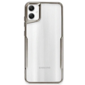 Mey İthalat®  Samsung Galaxy A06 Kılıf Boyi Silikon Kapak - Titan Gri