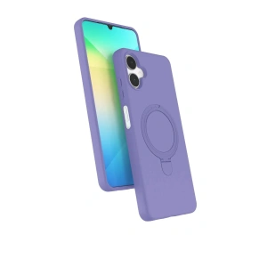 Mey İthalat®  Samsung Galaxy A06 Regal Magsafe Standlı Kapak - Lila