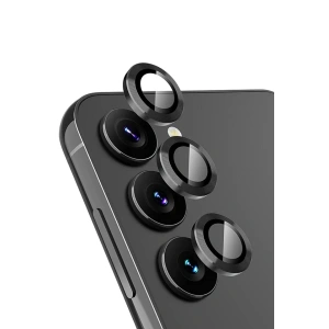 Mey İthalat®  Samsung Galaxy A24 4G Valdez Metal Kamera Lens - Siyah