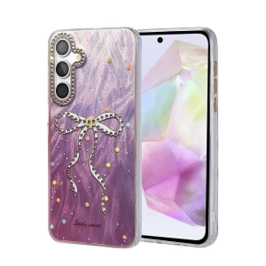 Mey İthalat®  Samsung Galaxy A35 5G Kılıf Blade Aynalı Desenli Kapak - Desen 1
