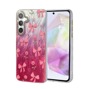 Mey İthalat®  Samsung Galaxy A35 5G Kılıf Blade Aynalı Desenli Kapak - Desen 3