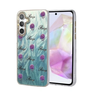Mey İthalat®  Samsung Galaxy A35 5G Kılıf Blade Aynalı Desenli Kapak - Desen 9