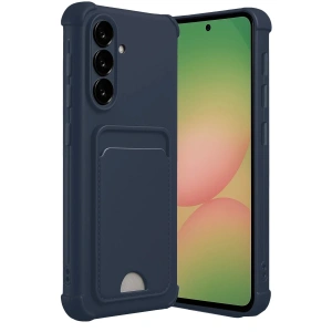 Mey İthalat®  Samsung Galaxy A36 Kılıf Kelvin Kartvizitli Silikon - Lacivert