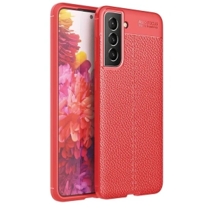 Mey İthalat®  Samsung Galaxy S21 FE Kılıf Auto Focus Kapak - Kırmızı