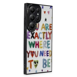 Mey İthalat®  Samsung Galaxy S23 Ultra Kılıf Mirror Desenli Kapak - Mirror - 10