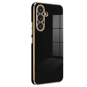 Mey İthalat®  Samsung Galaxy S25 Kılıf Volet Silikon - Siyah