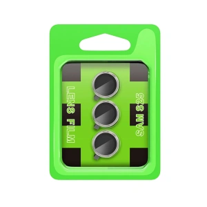 Mey İthalat®  Samsung Galaxy S25 Plus Raze Metal Kamera Lens - Lacivert-Mavi