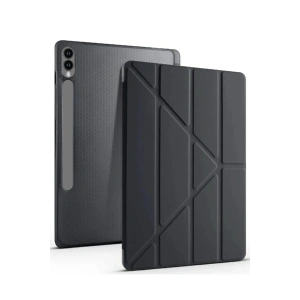 Mey İthalat®  Samsung Galaxy X510 Tab S9 FE 11 Kılıf Kalemlikli Mars Tablet Kılıfı - Siyah