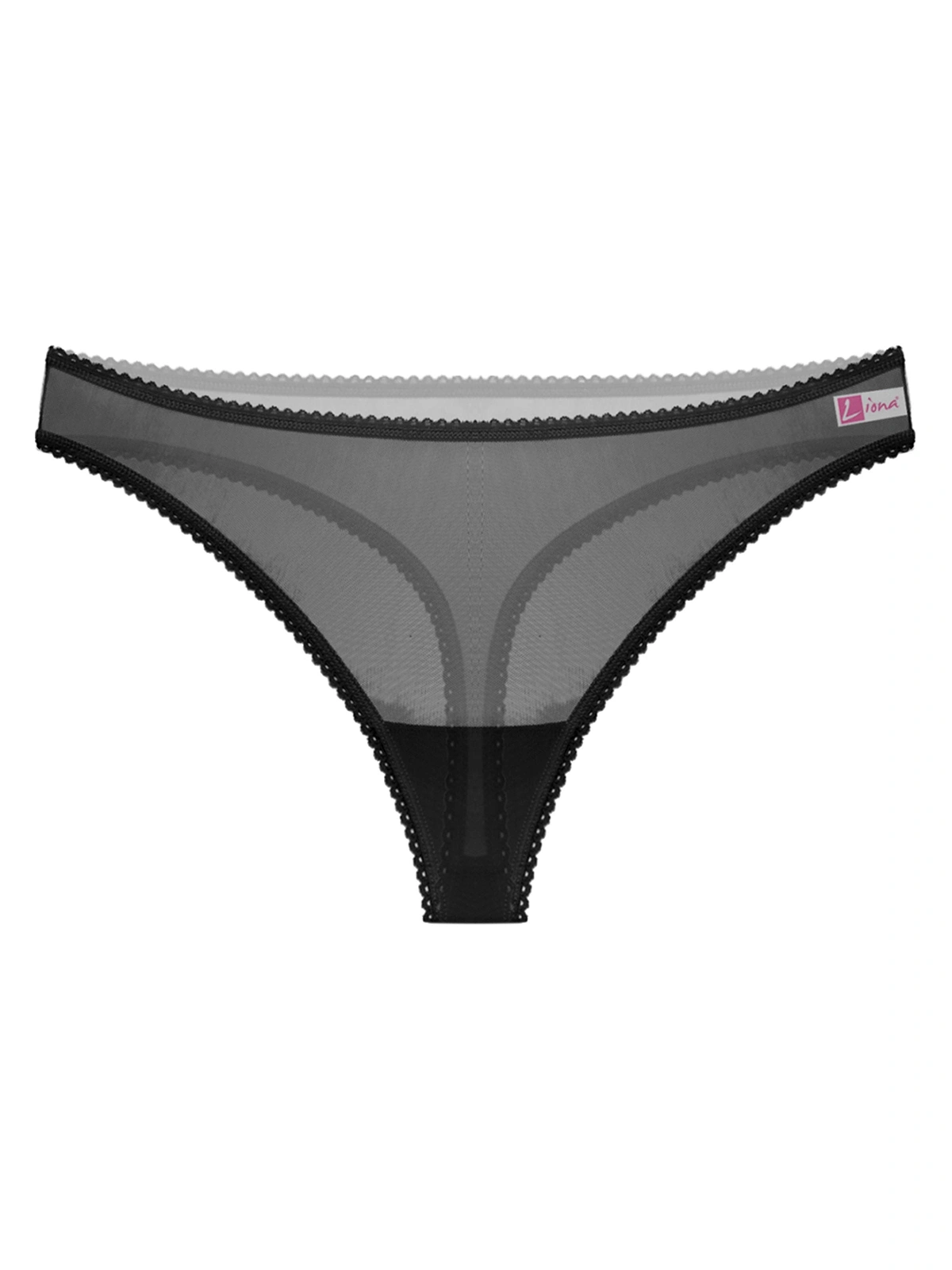 Transparan Siyah Kadın  Külot Tanga