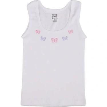 TUTKU KIZ KALIN ASKILI İŞLEMELİ ATLET 5