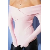 Madonna Çapraz Yaka Bluz Pembe