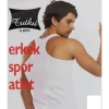 TUTKU ERKEK SPORCU ATLET S BEYAZ