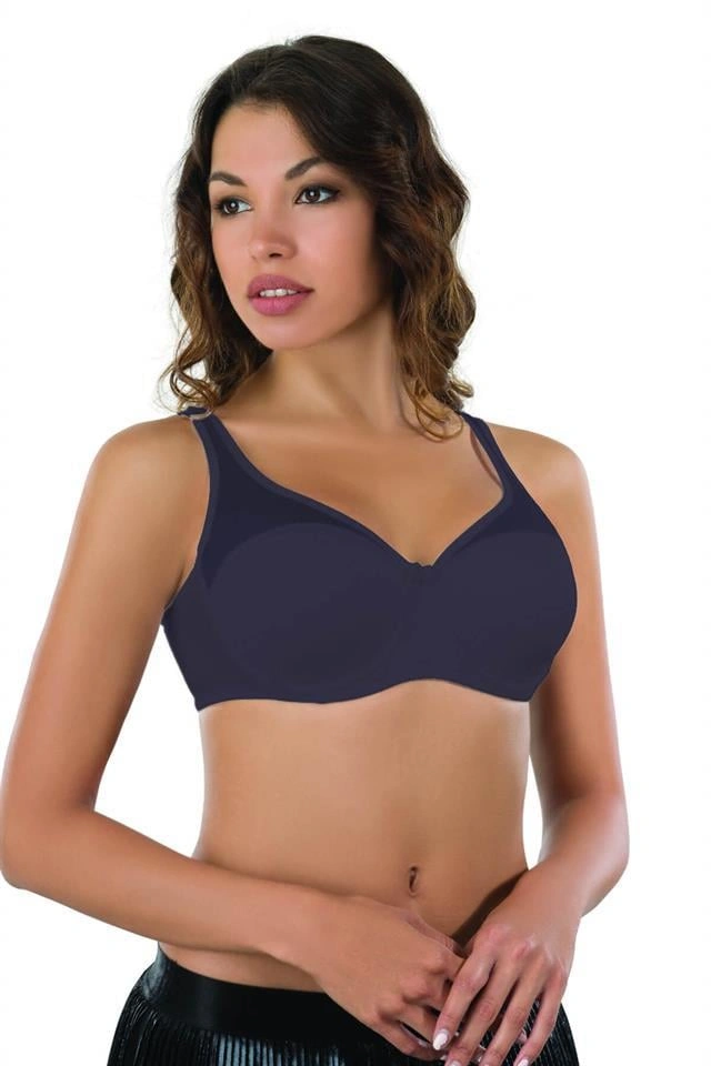 Lacivert  Mı Emay 167d Pedli Tül Toparlayıcı Sütyen