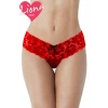 Dantelli Kadın Kırmızı Külot