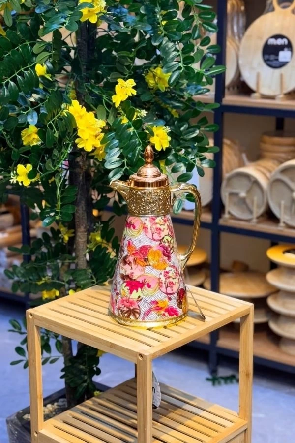 Acar Cam Hazneli Lüks Termos