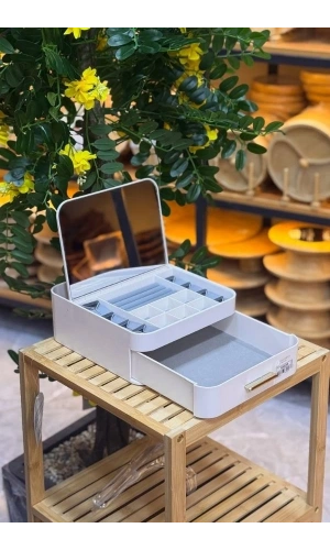 Çekmeceli Aynalı Takı Organizeri