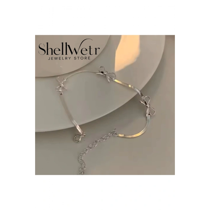 Lolly Fiyonklu Bileklik Gümüş Kaplama Sevgililer günü yada eşinize, annenize verilecek gümüş hediye