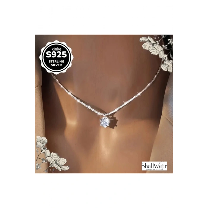 Seren Gümüş 925 Kolye Ve Halhal Set Sevgililer günü , annenize verilecek en güzel gümüş hediyesi