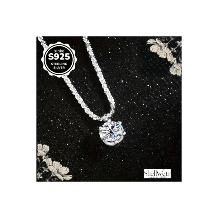 Seren Gümüş 925 Kolye Ve Halhal Set Sevgililer günü , annenize verilecek en güzel gümüş hediyesi