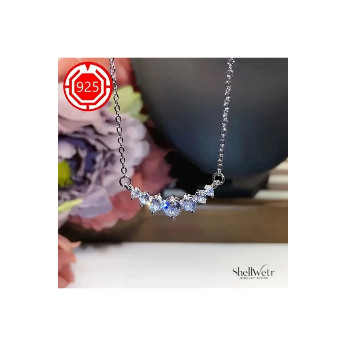 Silvershine Gümüş Kaplama Kolye Sevgililer günü , annenize verilecek en güzel gümüş hediyesi