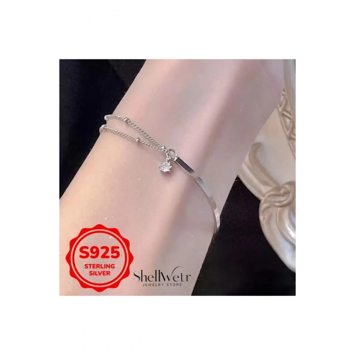 Aurora 925 Ayar Gümüş Bileklik Sevgiliye ve annenize verilecek en güzel gümüş hediyesi