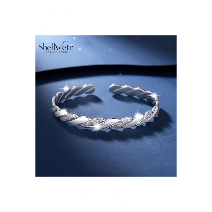 Selvia 925 Ayar kadın gümüş bileklik Sevgililer günü , annenize verilecek en güzel gümüş hediyesi