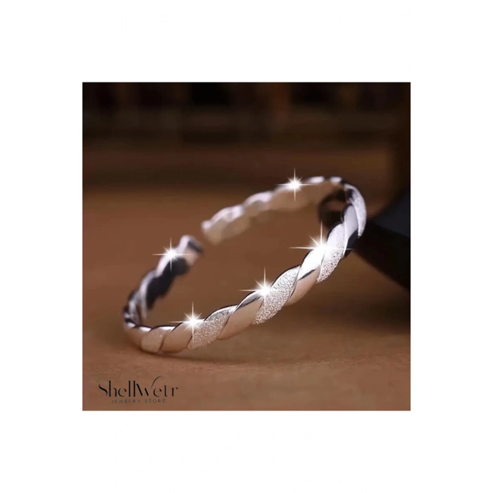 Selvia 925 Ayar kadın gümüş bileklik Sevgililer günü , annenize verilecek en güzel gümüş hediyesi