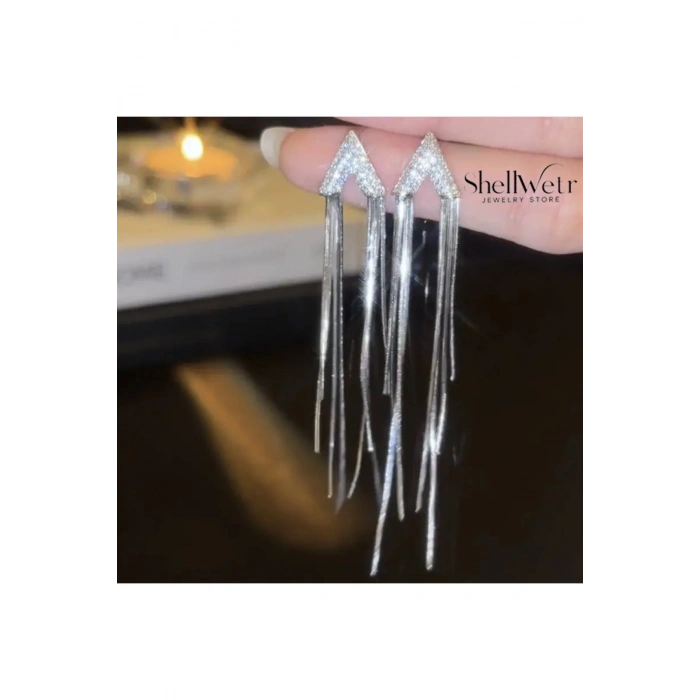 Mirella Gümüş Kaplama Küpe Sevgililer günü , annenize verilecek en güzel gümüş hediyesi