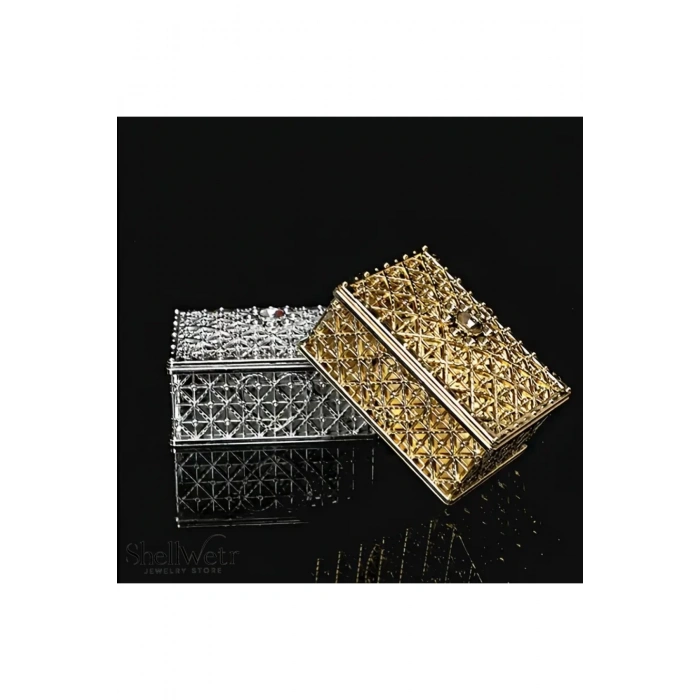 Lunessa Gümüş Renk Mini Takı Kutusu Sevgililer günü , annenize verilecek en güzel hediye