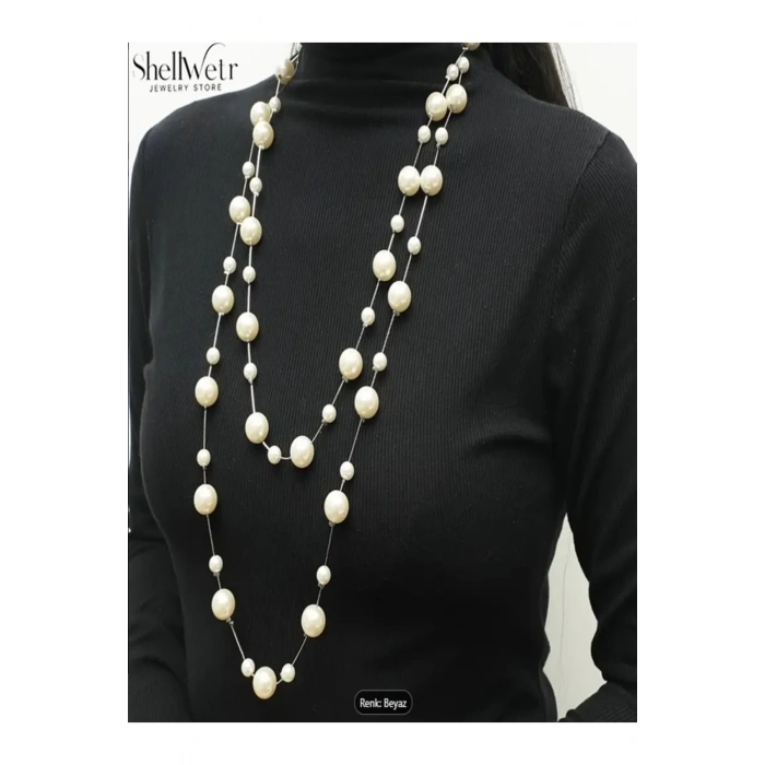 Hale Zincir Kolye Sevgililer günü , annenize verilecek en güzel hediye uzun kolye