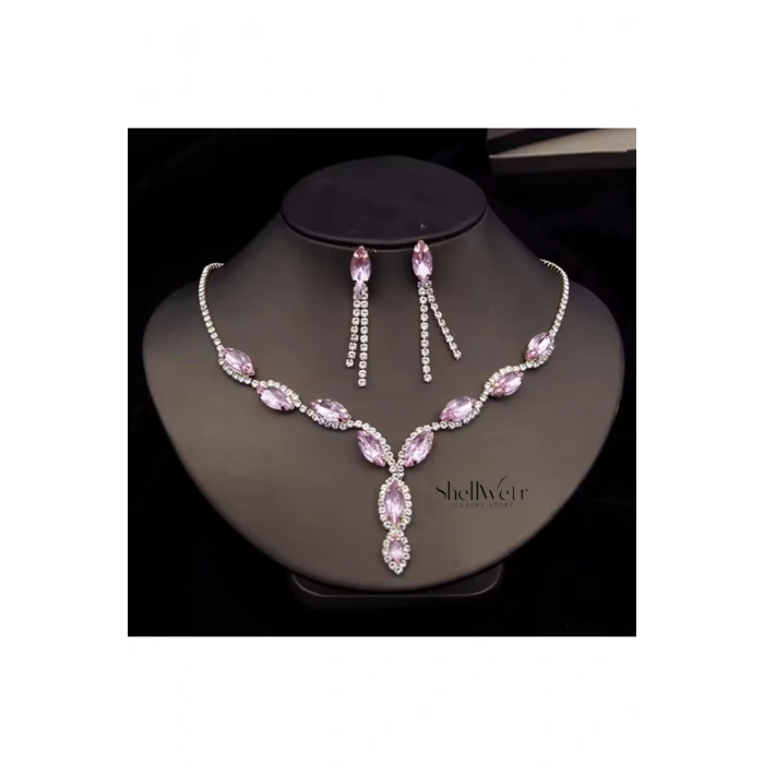 Elegant Set Sevgililer günü , annenize verilecek en güzel takı seti hediye