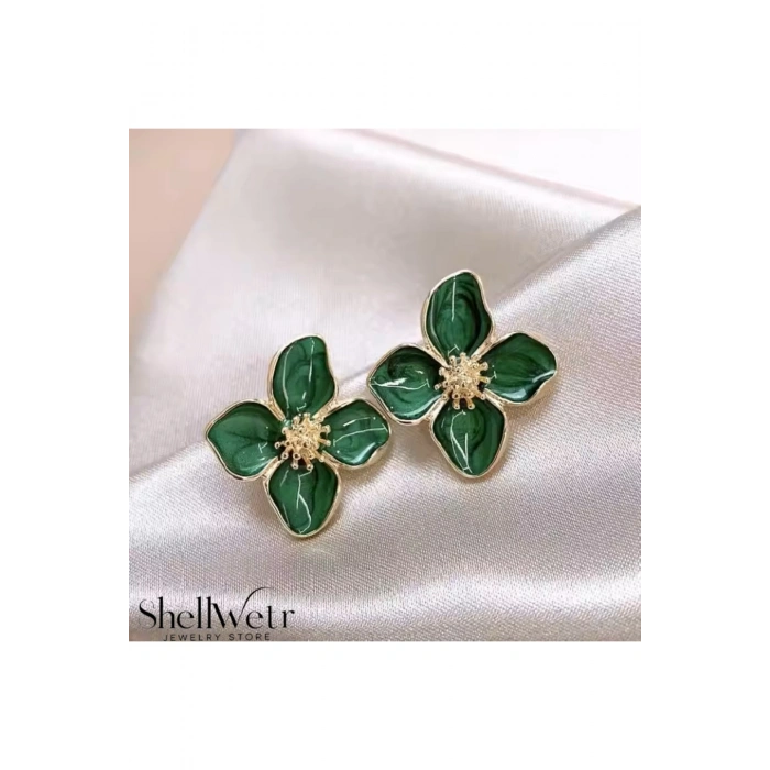 Magnolia Çiçekli Küpe Sevgililer günü , annenize verilecek en güzel hediye