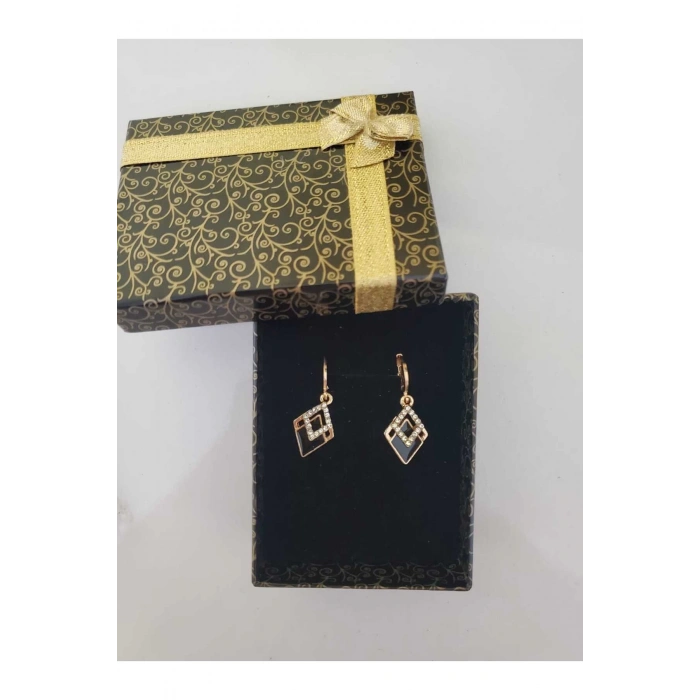 Scarlet Mozaik Desenli Küpe Shellwetr