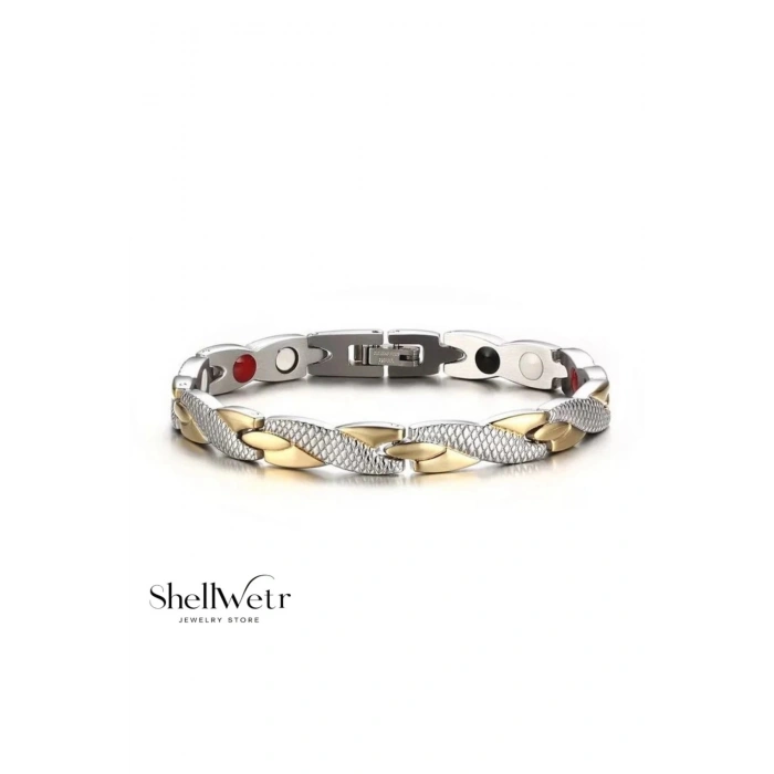 King Argelon erkek 925 gümüş kaplama mıknatıslı bileklik Özel Tasarım Luxery Bileklik