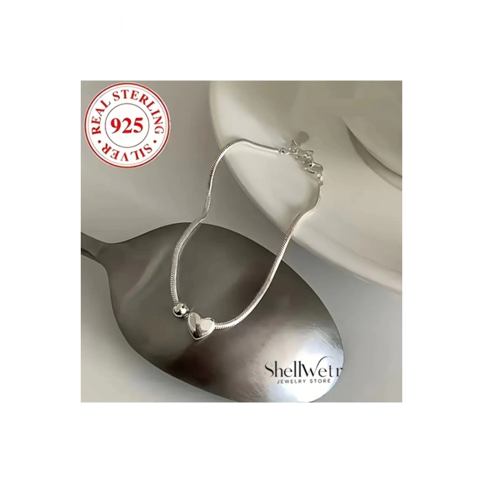 Liora 925 Ayar gümüş kalp bileklik Sevdiklerinize ve kendinize en özel hediye