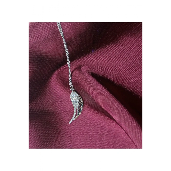 Angel wing Melek Kanadı Detaylı 925 Ayar Gümüş Kolye gümüş kolye