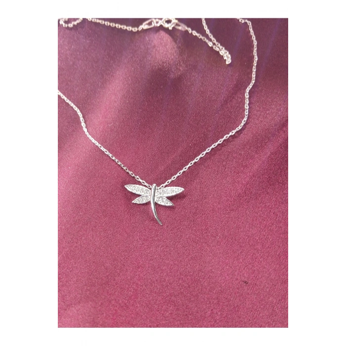 Kadın Kolye Dragonfly Kadın Kolye 925 Ayar Gümüş Yusufçuk Parlak Taşlı Şık ? Neden güçlü?