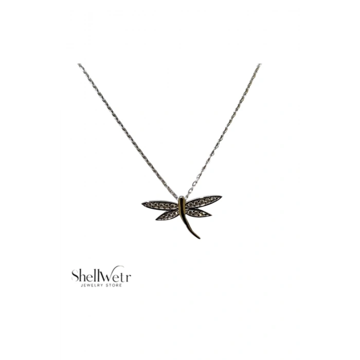 Kadın Kolye Dragonfly Kadın Kolye 925 Ayar Gümüş Yusufçuk Parlak Taşlı Şık ? Neden güçlü?