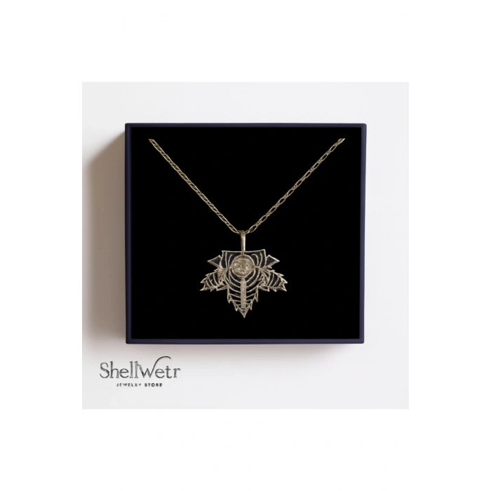 Kadın Kolye Silver Vein Kadın Kolye 925 Ayar Gümüş Taşlı Yaprak Formlu Şık