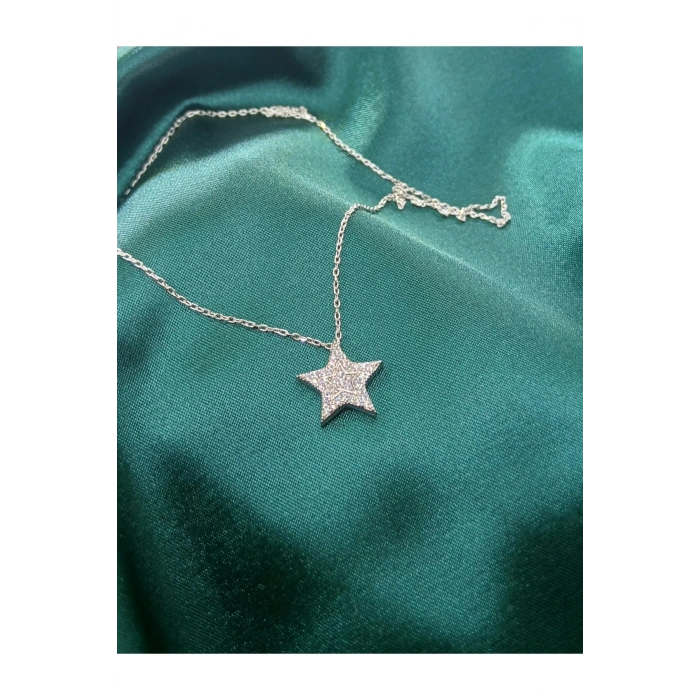 Kadın Kolye Celestia Kadın Kolye 925 Ayar Gümüş Yıldız Detaylı Şık Hediyelik