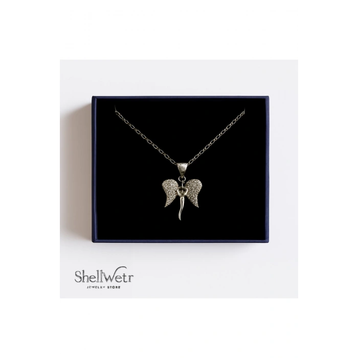 Kadın Kolye Guardian Kadın Kolye 925 Ayar Gümüş Melek Kanatlı Anlamlı Hediyelik